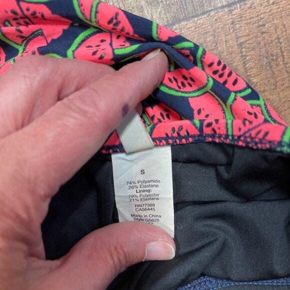 J. Crew Navy One Piece Bathing Suit with Watermelons size Small - Picture 5 of 5